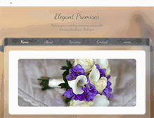 Tablet Screenshot of elegantpromises.com